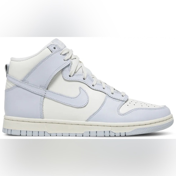 Nike Dunk High Sail Football Grey Nike High-Top Sneakers Size 8 - Picture 6 of 14